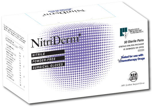 NitriDerm® Surgical Nitrile Textured Gloves (Case of 200)