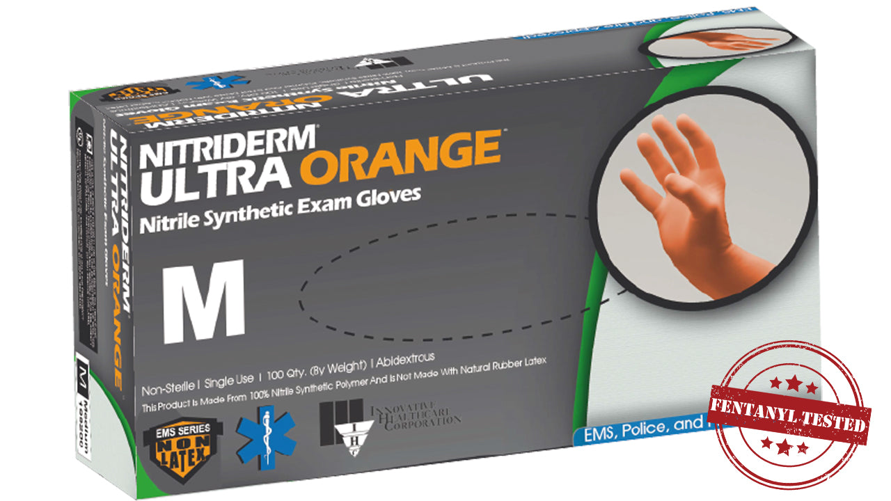 NitriDerm® Ultra Black Powder-Free Nitrile Non-Sterile Exam Gloves