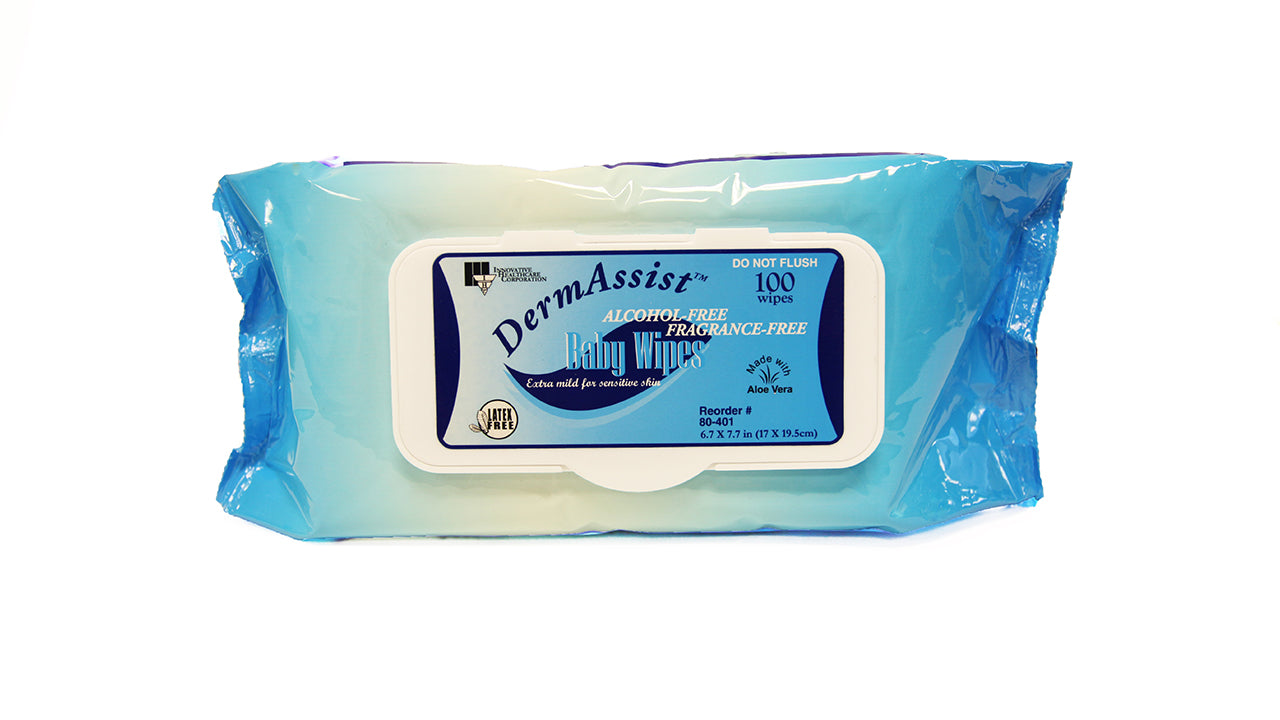 DermAssist® Baby Wipes - Premium Spunlace Packs - 1200 Count