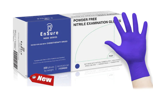 EnSure® Nitrile Medical Examination Gloves (Case of 2,000) - 3.0 Mil