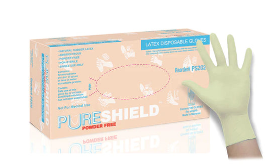 PureShield™ Latex General Purpose Gloves (Case of 1,000) - 6.0 Mil